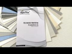 Fireproof Heavy Thick Fiberglass Sunscreen Fabric PVC Roller Blinds Material