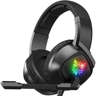 China Hot New Headband Earphone G9000 Earbuds Audifonos 71 Edge Headset Gaming Wire Head Set With MIC RGB Light For Xbox One PC PS5 for sale