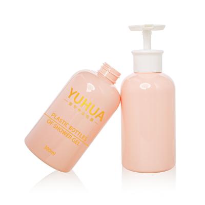 China 300ml Cosmetic High Quality Custom Empty Spray Paint Shampoo Bottle Plastic Body Care Recycled Plastic Soap Foam Pump Lotion PET Bottle for sale