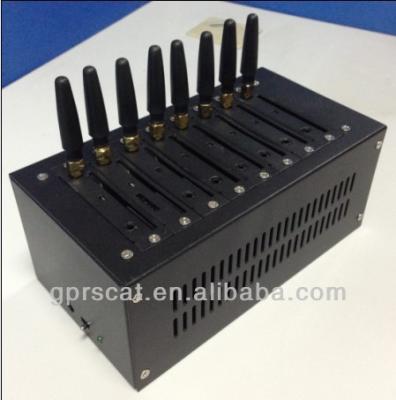 China Internal 8 port wavecom gsm modem pool and recharge q2303 gsm gateway send bulk sms MMS for sale