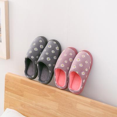 China Wholesale Round Slippers Warm Cotton Women Winter Plush Indoor Slipper For Ladies for sale