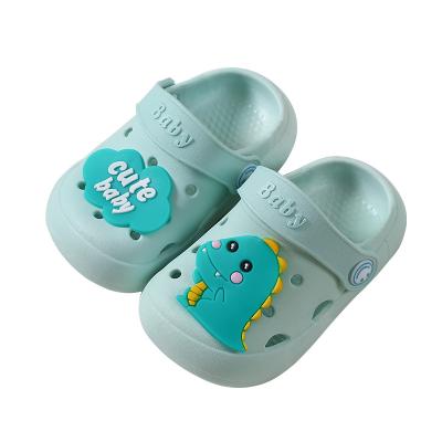 China Wholesale High Quality Beach Baby Room Summer Cartoon Pattern Slippers Hole Shoes Animal Sandals For Kids for sale