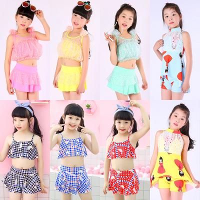 China Factory wholesale POLYESTER/NYLON little girl swimsuit baby girls swimwear 2-5 years old soft children's swimwear for sale