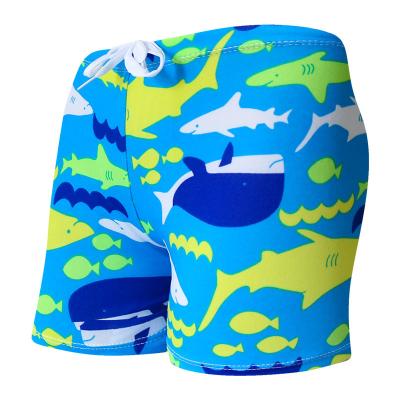 China POLYESTER / NYLON Swimming Trunks Kids Fish Flat Camouflage Printed Boy Shorts Kids Boys Hot Spring Swimsuit Manufacturers for sale