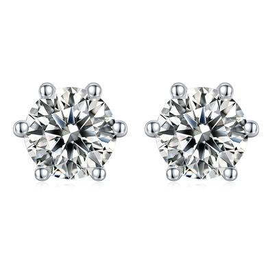 China Environmental Friendly Studs Earring For Women Set Diamond Stud Earrings Custom Made for sale