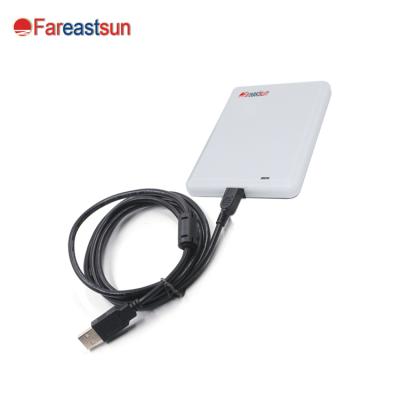 China Fareastsun Keyboard UHF RFID Reader Desktop HID Writer with USB Interface and Laundry Long Range Cheap Smart Card Tag Reader F-DS01 for sale