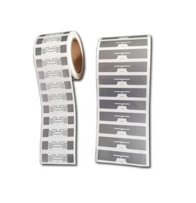 China F-ET01 Roll Package Passive Coated Alien H3 Printable Blank UHF Paper Tracking UHF To Line Sticker F-ET01 Paper Label roll rfid for sale