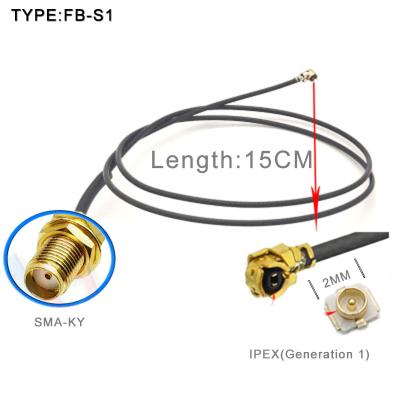 China RFID Antennas SMA to IPX FB-S1 Patch Cord for sale