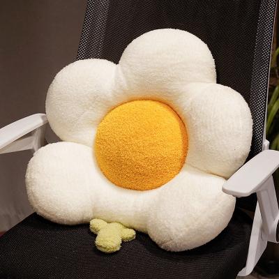 China Cute Fun High Quality Soft Kawaii Flowers Plush Pillow Sunflower Cushion Soft Toys Colorful Flowers Rest Sofa Home Decoration Gift for sale