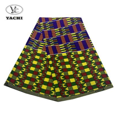 China 2021 New Design Shrink-Resistant African Wax Prints Fabric 6 Yards For Clothes for sale