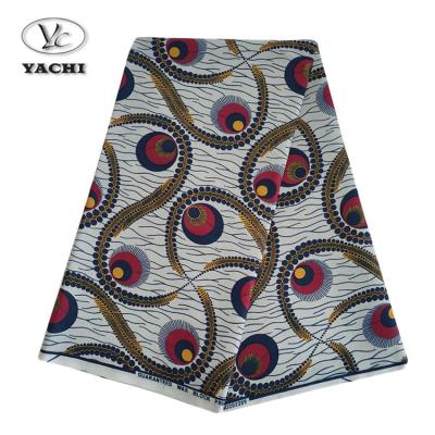 China 2022 New Shrink-Resistant Cotton 100% African Wax Prints Customizable Fabric For Dashiki Dress for sale