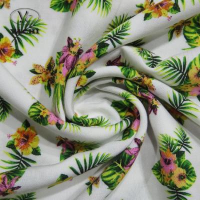 China Printed 100% rayon printed fabric for dress fabric rayon printed for sale