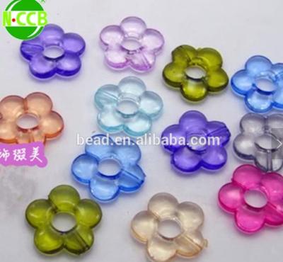 China Fashion Acrylic Flower Plastic Beads Rose Plastic Beads Plastic Bulk for sale