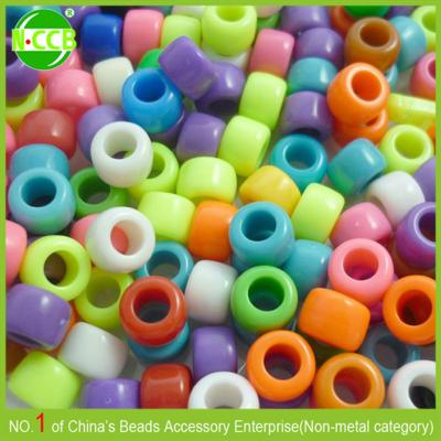 China Bulk Jewelry Pony Plastic Opaque Beads With Various Colors For Wholesale for sale