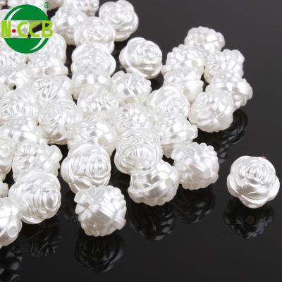 China Wholesale non-toxic rose crystal both sides bead for necklace design for sale