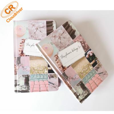 China Personalized Design Eco-friendly Custom Printed Paper Notebook A5 Diary Notebook Hardcover Book With Dot/Line Inside Pages for sale