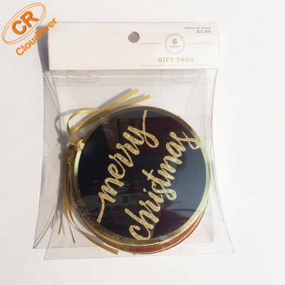 China Custom Fashion Sustainable Logo Printed Good Quality Paper Promotion Gift Tag for sale