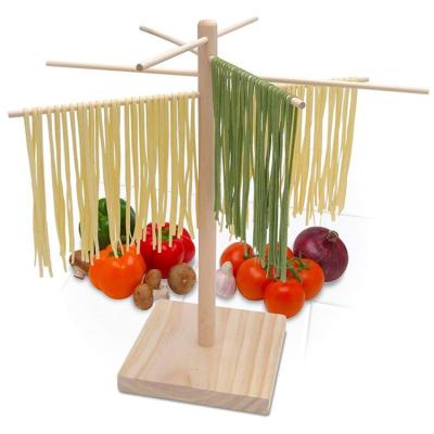 Cina stable and durable rack wood noodle drying rack jewelry hanging rack in vendita