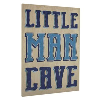 China wooden wall decorations boys' room wall decorative wooden signs en venta