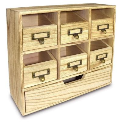 China hand made wooden cabinet wooden desktop drawers and artware lockers à venda