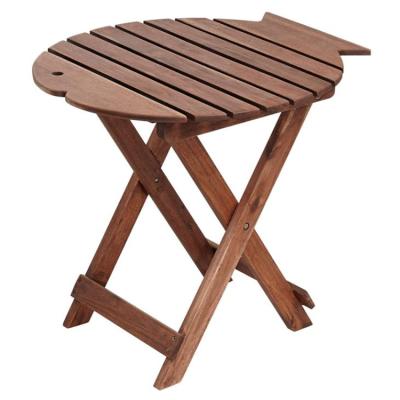 Cina natural wood portable household or outdoor folding table in vendita