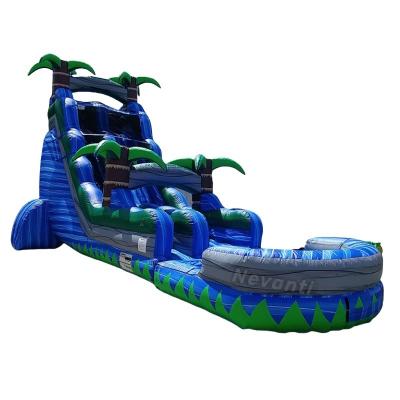 China 18ft Tropical Fiesta Breeze aufblasbare Wasserrutsche Einfach für Kinder und Erwachsene einzurichten zu verkaufen