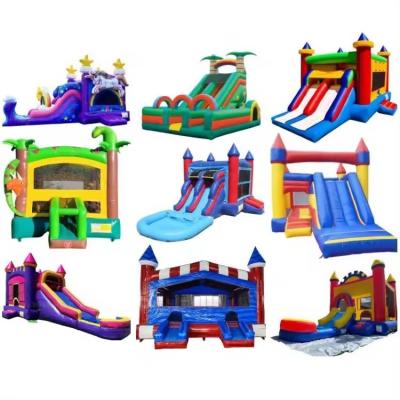 China 5-7 Working Days Production Time Qike 2024 Popular Outdoor Inflatable Jumping Castle for sale