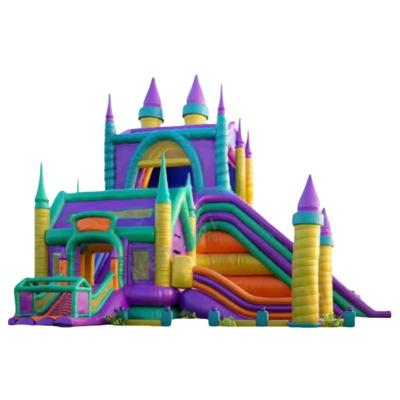 China As Customized Unisex Inflatable Bounce House Commercial Bouncy Castle with Slide for sale