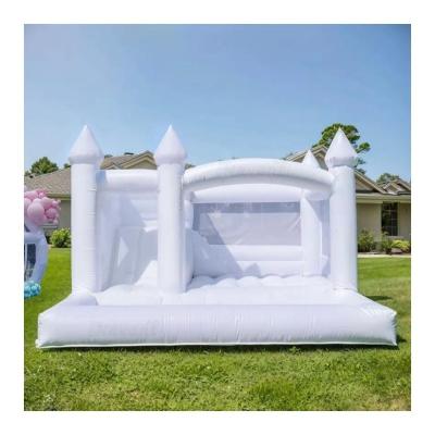 Chine Taille personnalisée Bouncer blanc gonflable unisexe avec glisser et ballpit édition 2024 à vendre