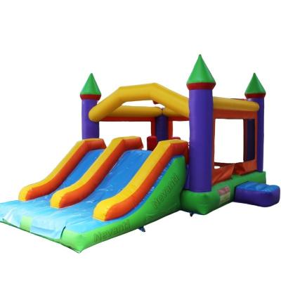 China Op maat gemaakt logo afgedrukt 2024 Hot Style Buitenopblaasbaar Kasteel Bounce House met Blower Te koop