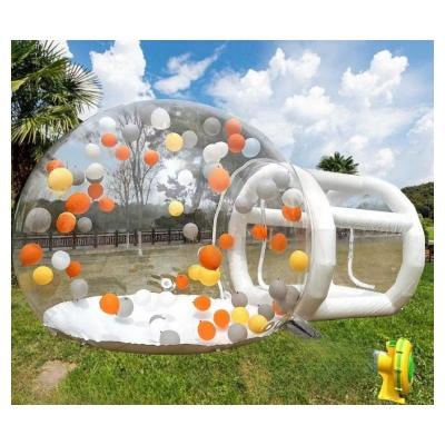 China Personalisiertes Logo Bubble Bounce House Ballons in klarem Kristall aufblasbares Kuppel Bubble Zelt zu verkaufen