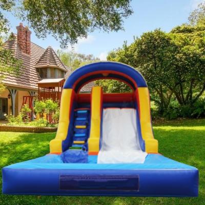 China 2024 Inflatable Slide for Indoor Pool Stock at Resort Hotel Allowable Passenger 5-10 for sale