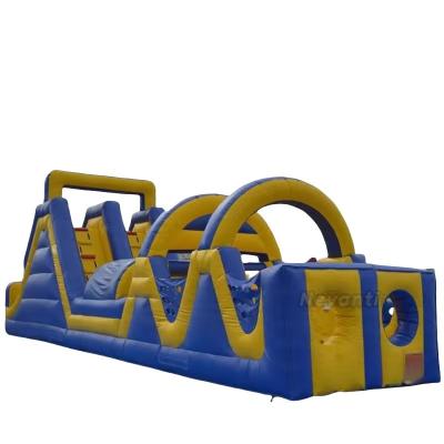 China Opblaasbare knock-out obstakelbaan Wipeout bouncer voor unisex als afbeelding of op maat Te koop