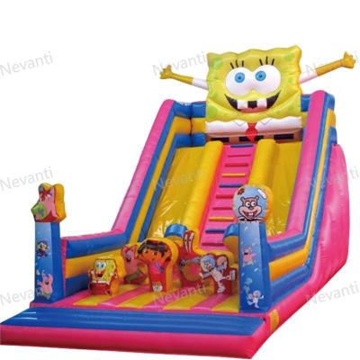 China 14 Years Up Commercial Inflatable Bouncer Castle with Slide and Packing Bag Included for sale