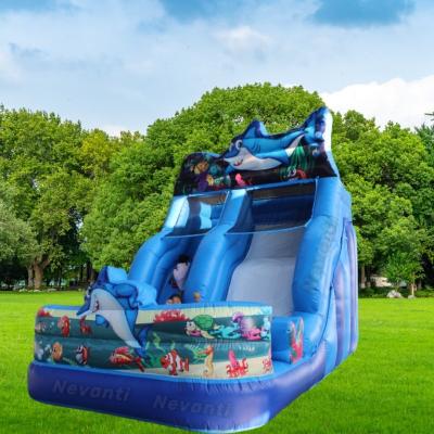 China Inflatable Water Park Pool Slide with PVC Material and Repair Kit Accessory for sale