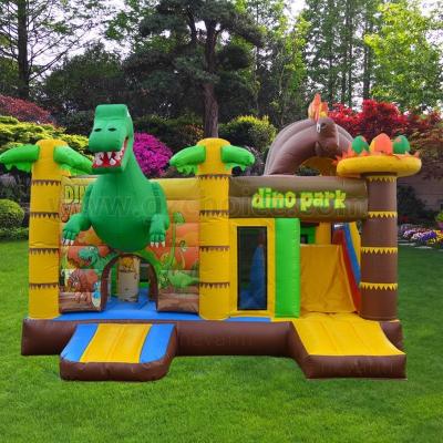 China Girl Dinosaur Inflatable Bounce House with Customized Color PVC and Trampoline Castle for sale