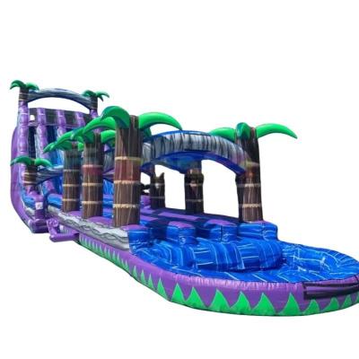 China Customized Unforgettable Inflatable Tropical Water Slide for Large Occasions at Resort Hotel for sale