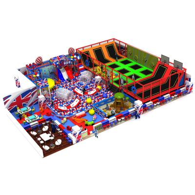 China SGSe Certified Trampoline Park including Ninja Course and Engaging Indoor Playground for sale