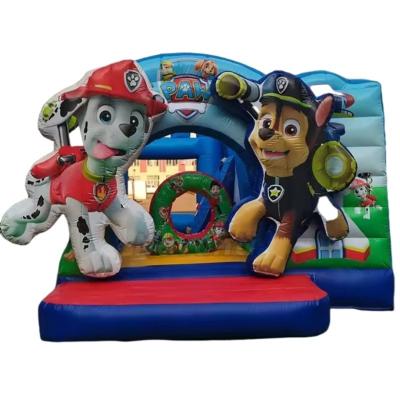 China 8-13 Years Old Kids Inflatable Combo Bouncer with Slide and Popular Cartoon Design for sale