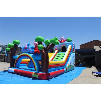 China Commercial Grade Custom Outdoor Blow Up Bounce House Combo Fun and Exciting for Kids for sale