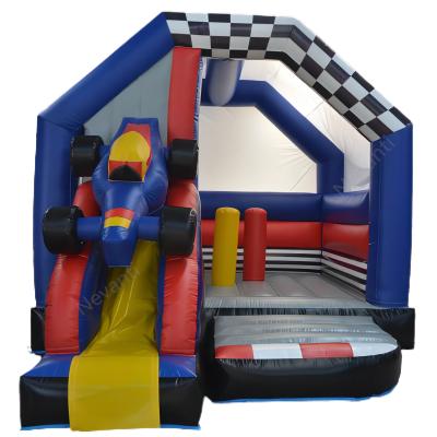 China Color personalizado Castillo de módulo de 18 pies Slide inflables húmedo seco para niños Material de PVC en venta