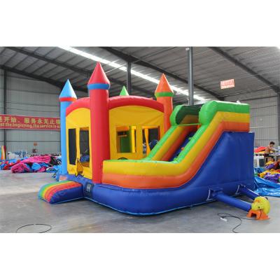 China Leeftijdsbereik 8 tot 13 jaar Op maat gemaakte kleuren Opblaasbare sprongen Combo Bouncy Castle Bounce House Te koop