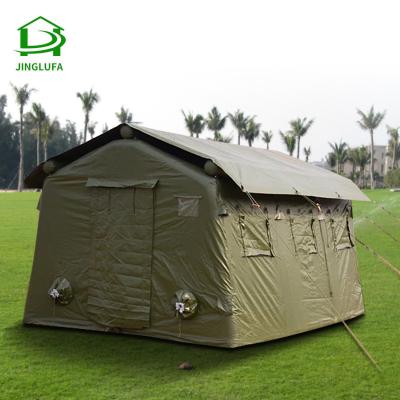 China Customized 950gsm Airtight Waterproof Fabric 950gsm Inflatable Military Quarantine Hygiene Hygiene Tent for sale