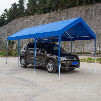 China Outdoor Steel Pipe Sun Shelter Car Roof Garages Canopies Parking Lots Tent For Sale for sale