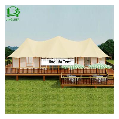 China 2021 new design luxury safari desert hotel resort house UV-resistant outdoor waterproof glamping tents for sale