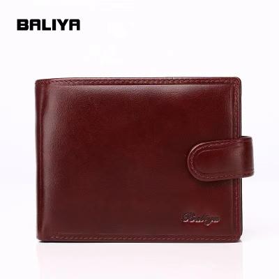 China BALIYA Waterproof Wholesale Mens Wallets Famous Brands Mens Wallet Leather Premium for sale