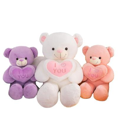 China Custom Stuffed Plush Toy China Factory Direct Sales Cartoon Cuddle Bear Plush Gift Bear New for sale