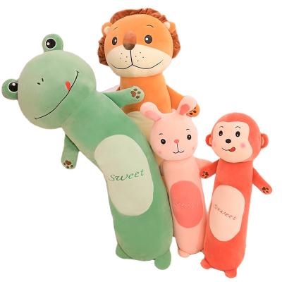 China Classic Hot Animal Children's Home Decoration Amazon Bed Pillow Plush Toy Doll Cartoon Pillow for sale