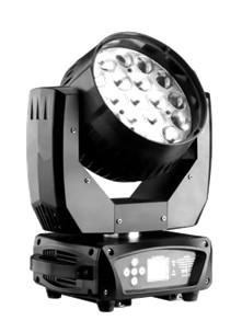 China 19X15W LED Wash Stage Moving Head Light with DMX/Master/Sound Control and 8 deg -50 deg Beam Angle for sale