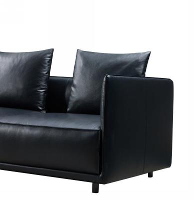 China Moderne stijl half leer sofa comfortabel leunende woonkamer sets Te koop